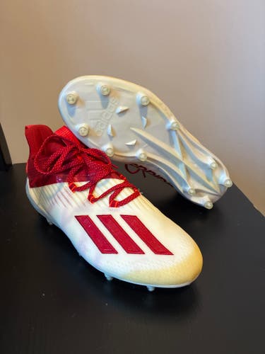 Men's Size M 9.0 (W 10.0) Adidas Low Top adizero Molded Cleats (New)