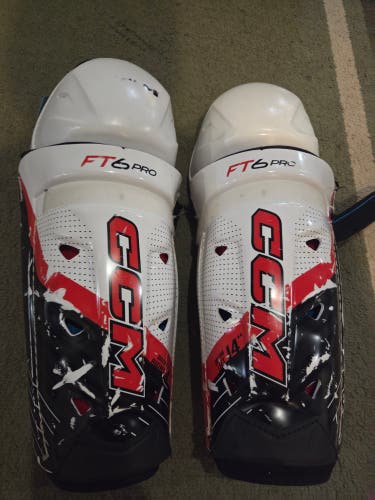 Senior CCM JetSpeed FT6 Pro 14" Shin Pads (Used)