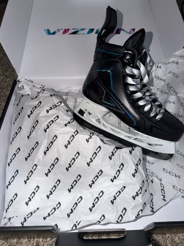CCM Vizion Hockey Skates Regular Width 6.5 (New)