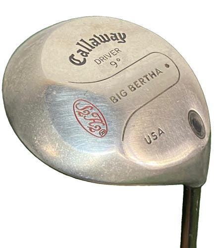 Callaway Big Bertha S2H2 Driver 9* RH RCH 60 Boron Stiff Graphite 44" Nice Grip