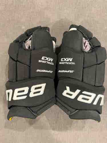 Bauer Supreme TotalOne MX3 Gloves 14" Pro Stock (Used) - Digital Palms