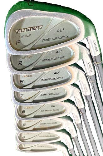 Knight Golf Tangent Iron Set 3-PW RH Regular Graphite 5i 38" Nice Wrap Grips