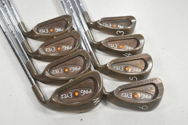 Ping Eye 2+ Beryllium Copper 3-W Iron Set Stiff Flex Orange Dot RH Steel #221905
