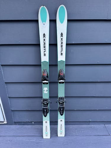 Kid's Kastle 132 cm Park Mogul X Skis With Bindings (Used)