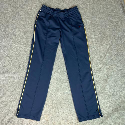 Nike Mens Pants Medium Navy Gold Striped USA Soccer Team Logo Training Sports