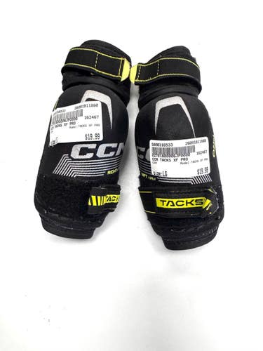 Used CCM TACKS XF PRO Youth Elbow Pads LG 11860-S000316533