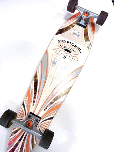 Used Kryptonics KRYPTONICS Complete Skateboard Brown Long 11860-S000316521