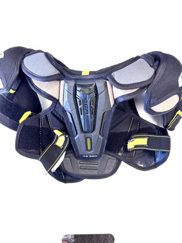 Used CCM AS580 TACKS Junior Shoulder Pads SM 11860-S000316479