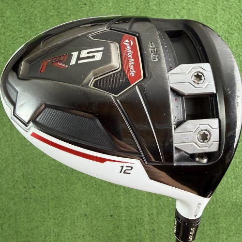 Taylormade R15 Driver 12 Degree Fujikura Speeder 57 Evolution Stiff Flex 45.5