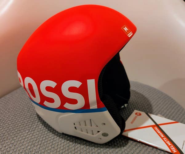 New Rossignol Hero 9 Blaze/Wht (Medium - 58 cm) Race Ski Helmet