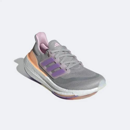 Adidas Ultraboost Light IE1762 Sneakers Women's 8.5B Gray Running Shoes RHS9592