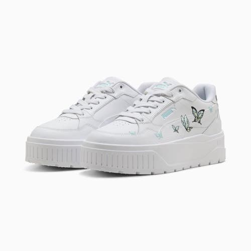 Puma Karmen II Idol Butterfly 408179-01 Womens US 9 M White Platform Shoes PNE45