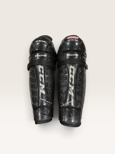 Used CCM TACKS Senior Shin Guards Black 15" 11847-S000039247