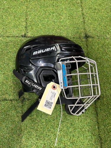 Black Medium Bauer IMS 5.0 Helmet (Used)