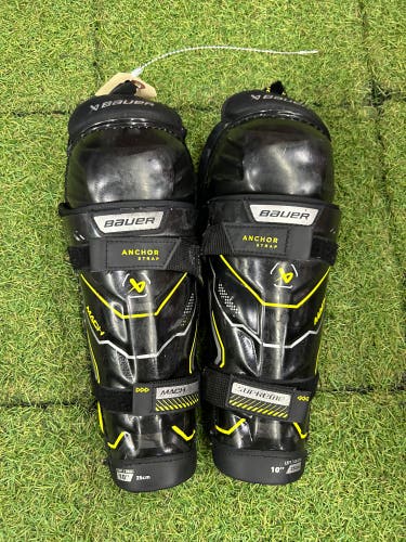 Youth Bauer Supreme Mach Shin Pads 10" (Used)