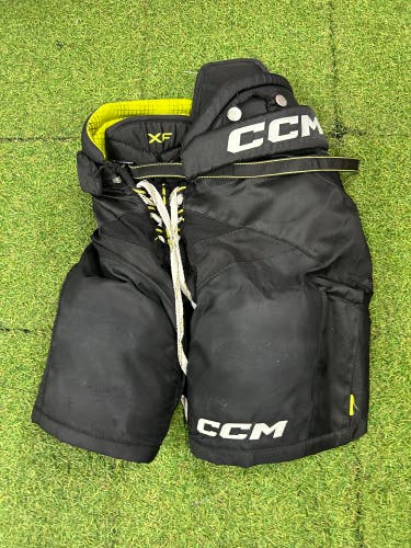 Black Junior Small CCM Tacks XF Hockey Pants (Used)