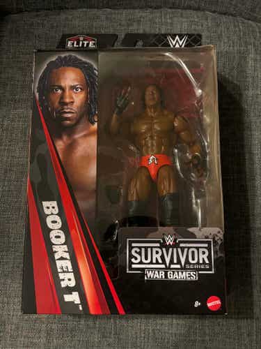 Booker T WWE Elite Collection Survivor Series War Games Action Figure New