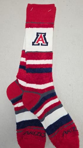 ST14 Mens NCAA ARIZONA WILDCATS Crew Socks Lot of 1 Pair MEDIUM New
