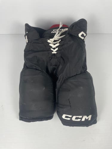 Used Junior Medium CCM Next Hockey Pants - Black