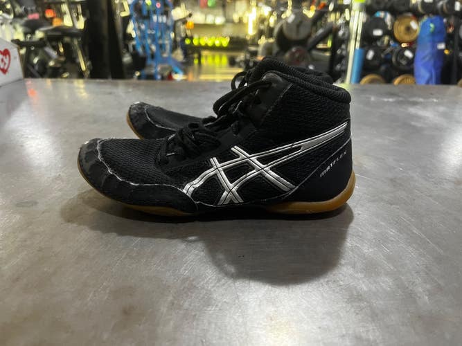 Used Asics Wrestling Shoes Black Junior 02 11605-S000217421