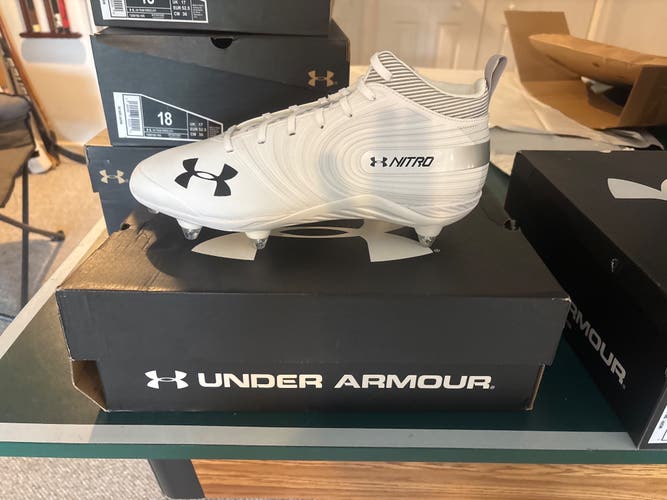 Men's Size 13, 14, 16 Under Armour UA Team Nitro Mid D (New)