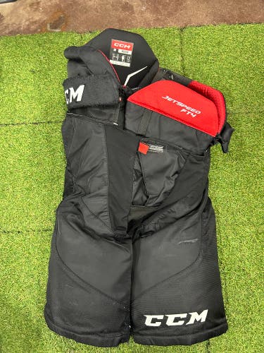 Black Senior Medium CCM JetSpeed FT4 Hockey Pants (Used)