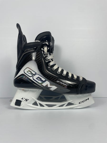 Like New Size 7 Regular Senior CCM JetSpeed FT8 Pro Stock Hockey Skates - White