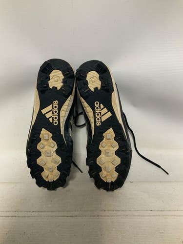 Used Adidas THREE STRIPE LIFE Adult FB Cleats Black Senior 11.5 11823-S000042132