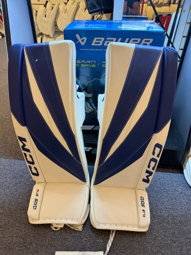 34" 2024 CCM Axis F9 Goalie Leg Pads (New)