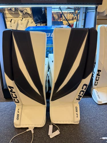 34" 2024 CCM Axis F9 Goalie Leg Pads (New)