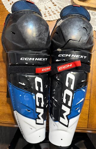 Senior CCM Next 15" Shin Pads (Used)