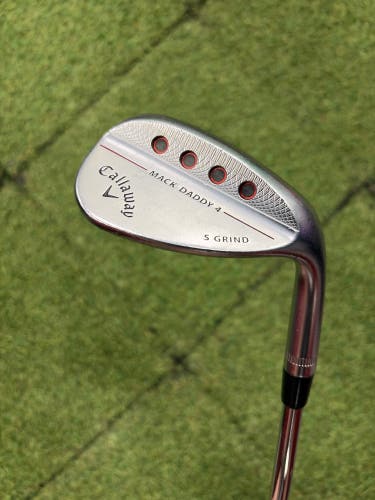 Men's 58° Callaway Mack Daddy 4 Chrome Wedge - True Temper Dynamic Gold S200 Shaft (Used)