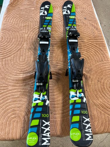 Kid's Elan Maxx 100 cm Skis | Elan 4.5 Bindings (Used)