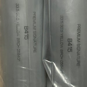 2 bats  (B45) (-3) 30.5 oz 33.5" New Model B415 Premium Signature Yellow Birch.