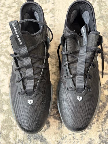 Black Men's Size M 10.5 (W 11.5) Nike Force Zoom Trout 9 Elite Metal (New)
