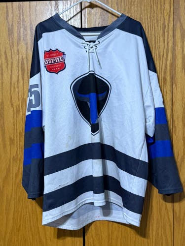 White XL Men's Warrior Jersey (Used)