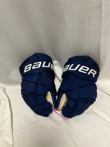 Canucks Bauer Vapor Hyperlite Gloves 15" Pro Stock (Used)