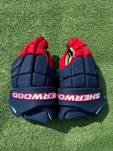 13" Intermediate Sher-Wood Rekker Element Pro Gloves | Brock Badgers