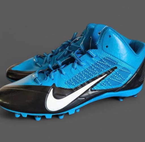 Nike CJ81 Elite TD Football Cleats - Carolina Panthers PE - Size 14 (Rare)