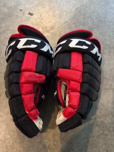 CCM HG97 Gloves 14" Pro Stock (Used) Chicago Blackhawks