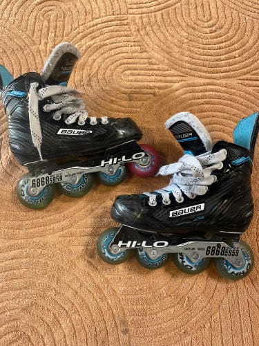 Junior Bauer RSX Inline Skates Regular Width Size 1 (Used)