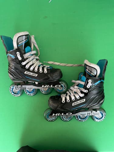 Junior Bauer RSX Inline Skates Regular Width Size 4 (Used)