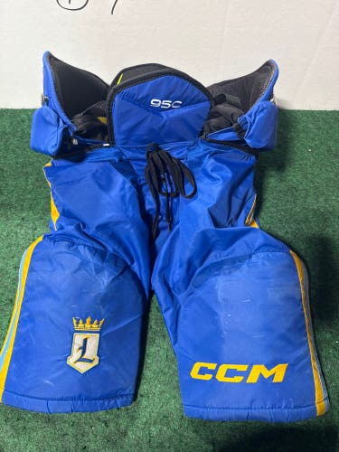 Blue Senior Medium CCM Tacks 95C Hockey Pants Pro Stock (Used)