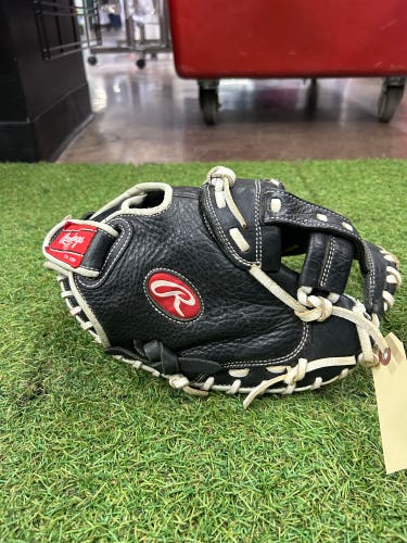 Black Rawlings Shut out RH Catcher's Softball Glove 32.5" (Used)