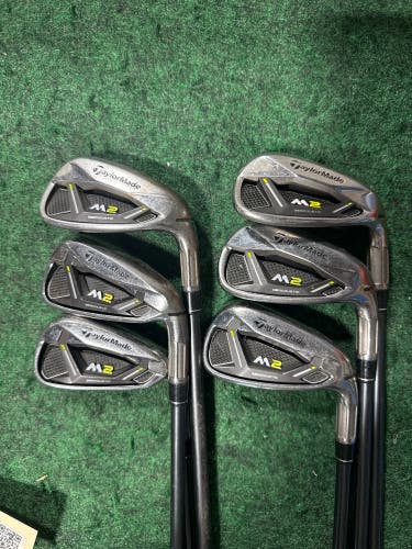 TaylorMade M2 Iron Set RH (Senior Flex) M2 Reax 55 Shaft (Used)
