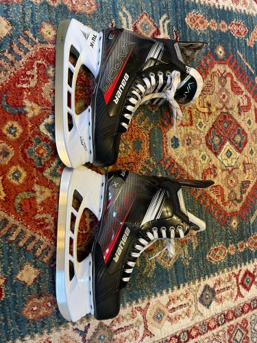 Black 2022 Bauer Vapor X3 Hockey Skates Extra Wide Width 11 (New)
