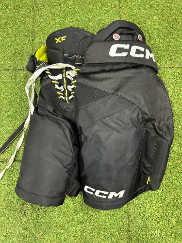 Black Junior Small CCM Tacks XF Hockey Pants (Used)