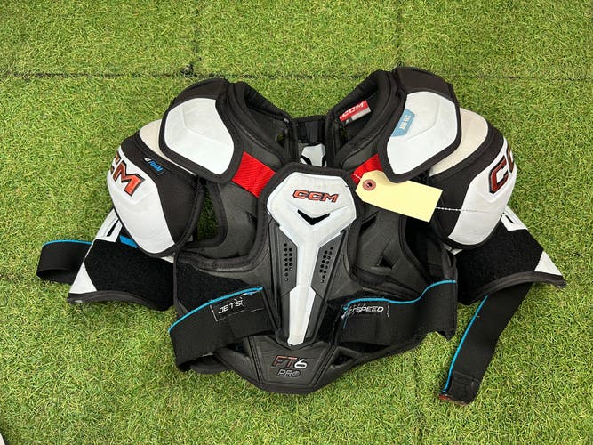 Large Junior CCM JetSpeed FT6 Pro Shoulder Pads (Used)