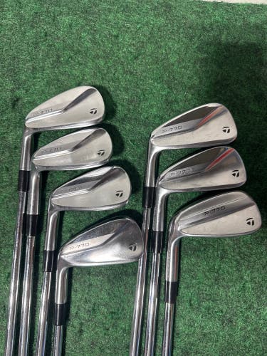 TaylorMade P770 Iron Set LH (Stiff) Modus Tour 120 Shafts (Used) #4-PW