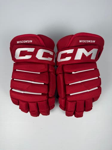 New CCM HGP43 Pro Stock Hockey Gloves - Red